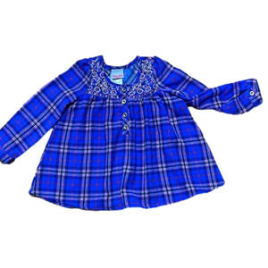 NANNETTE Kids Plaid Top